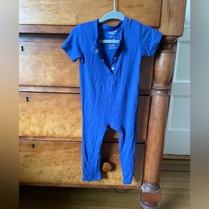 Kyte baby 12-18 month royal blue romper